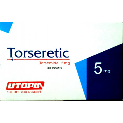 TORSERETIC 5 MG ( TORSEMIDE ) 30 TABLETS